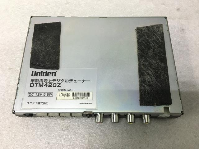 TVチューナー 地デジ ユニデン Uniden DTM420Z リモコン付 フルセグ 1A1 012265の画像4
