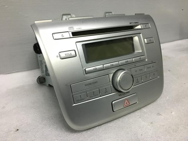 ワゴンＲ MH23S オーディオ 純正 CD/AM/FM PS-3075J-C FX Z2S 39101-70K02-ZML 1A1 012417の画像3