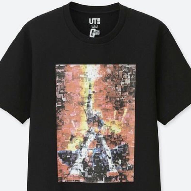 ラストシューティング M黒★GUNDAM ユニクロ UT★機動戦士ガンダム 40周年記念 グラフィック Tシャツ UNIQLO 限定 完売 希少 モビルスーツ