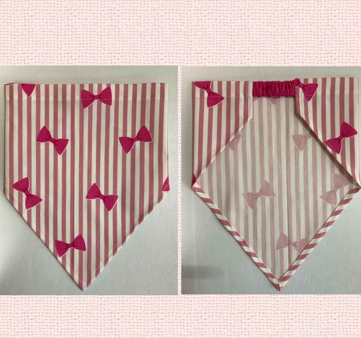 【ハンドメイド】子供エプロン&三角巾.100〜110cm.Bタイプ
