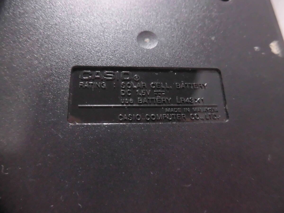 * retro *ZZZ* rare article [[ postage 370 jpy ] CASIO including tax count calculator NS-10LT 10 column approximately 14.5cm×8.5cm operation OK Casio ] present condition delivery 