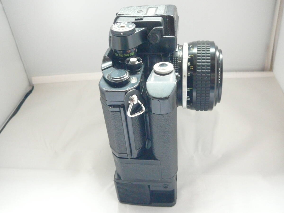 Nikon F2 フォトミック　AS 50mm 1:1.2 MB-2 MD-3　SPEEDLIGHT SB-15 動作確認済　良品_画像5