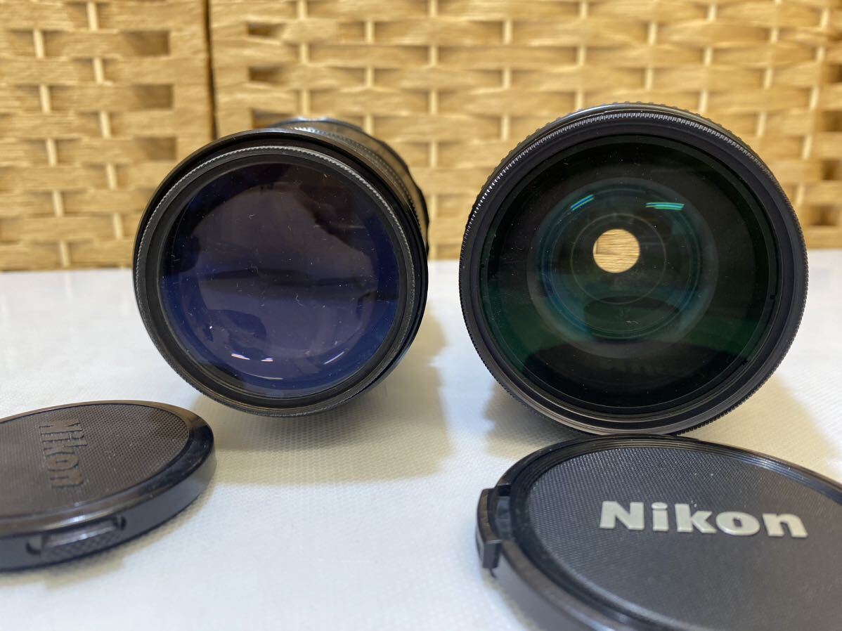 43579【自宅保管品】ニコン Nikon F4S 一眼レフフィルムカメラ 説明書 レンズ付 AF NIKKOR 35-135mm 1:3.5-4.5 NIKKOR-Q AUTO 1:4 200ｍｍ_画像9