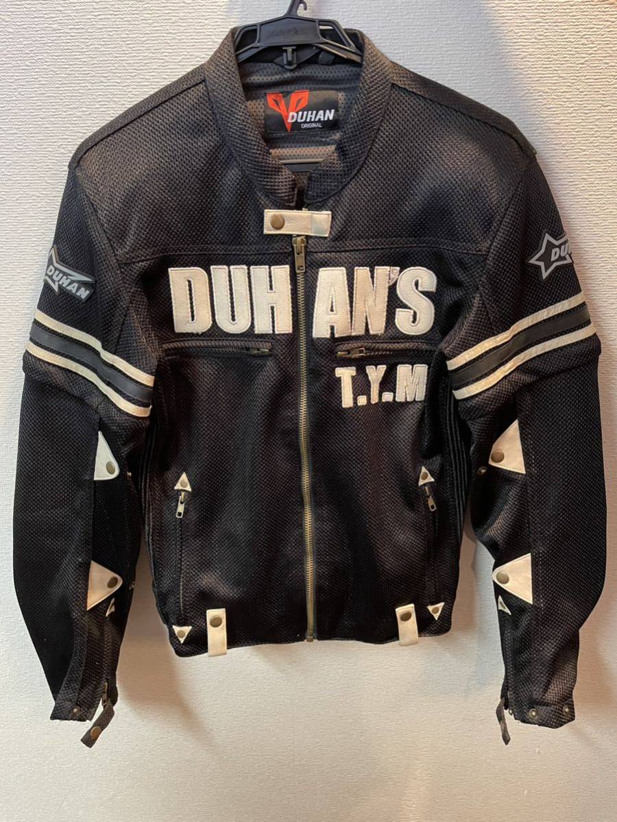 中古 DUHAN メッシュ ライダース ジャケット アウター メンズ XLの画像1