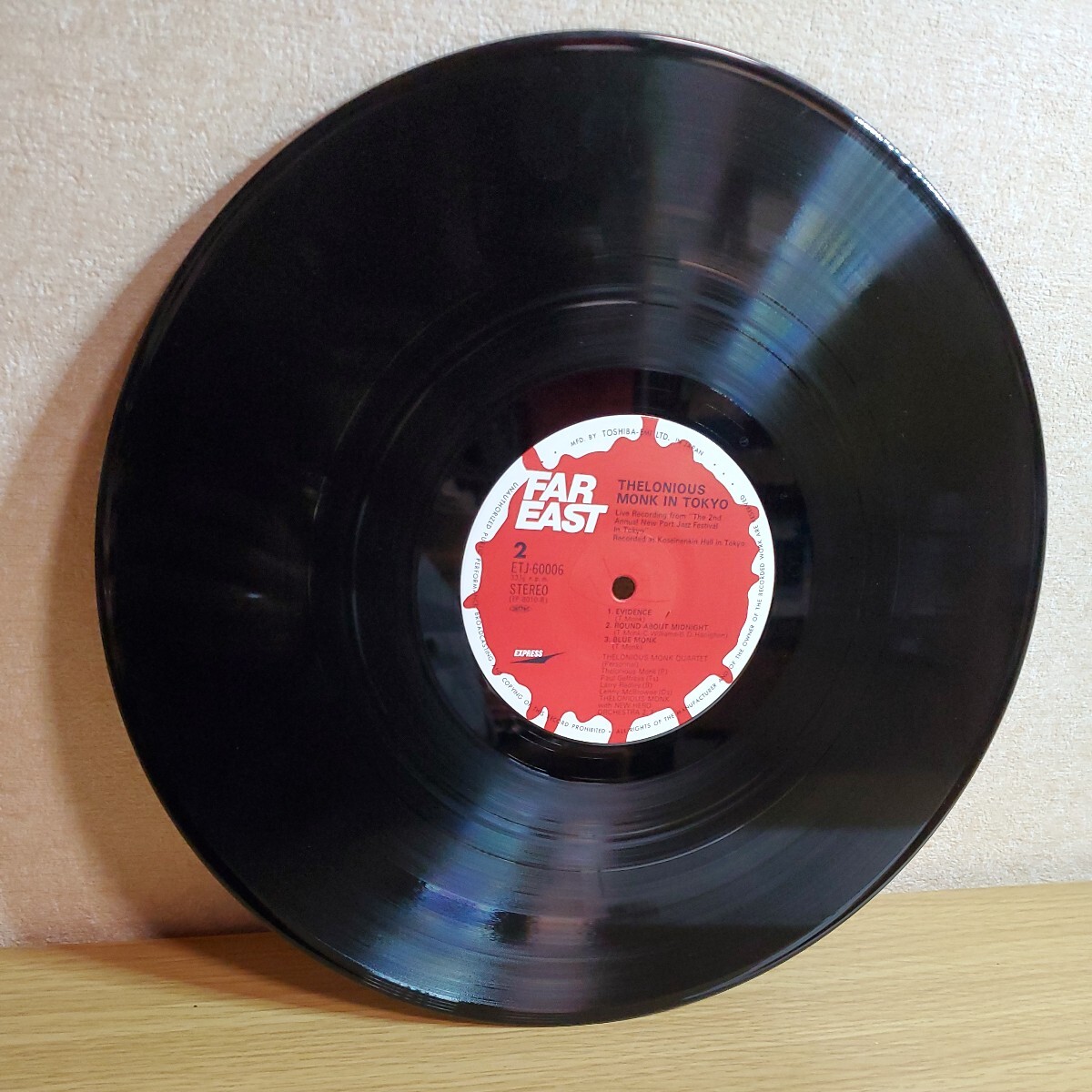 LPレコード セロニアス・モンク・イン・トーキョーセロニアス・モンク・カルテット ジャズ 再生確認済の画像4