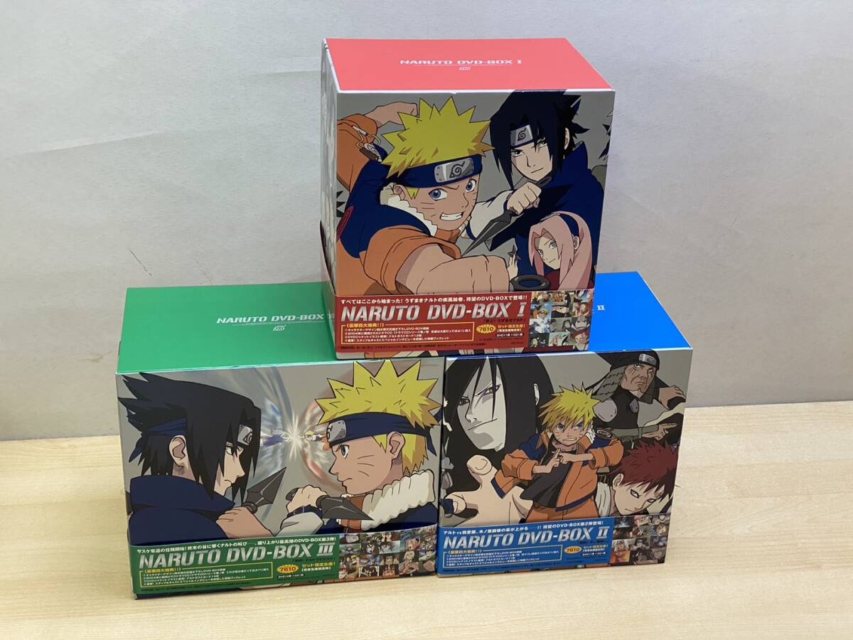 NARUTO DVD-BOX Ⅰ Ⅱ Ⅲ ナルトの画像1