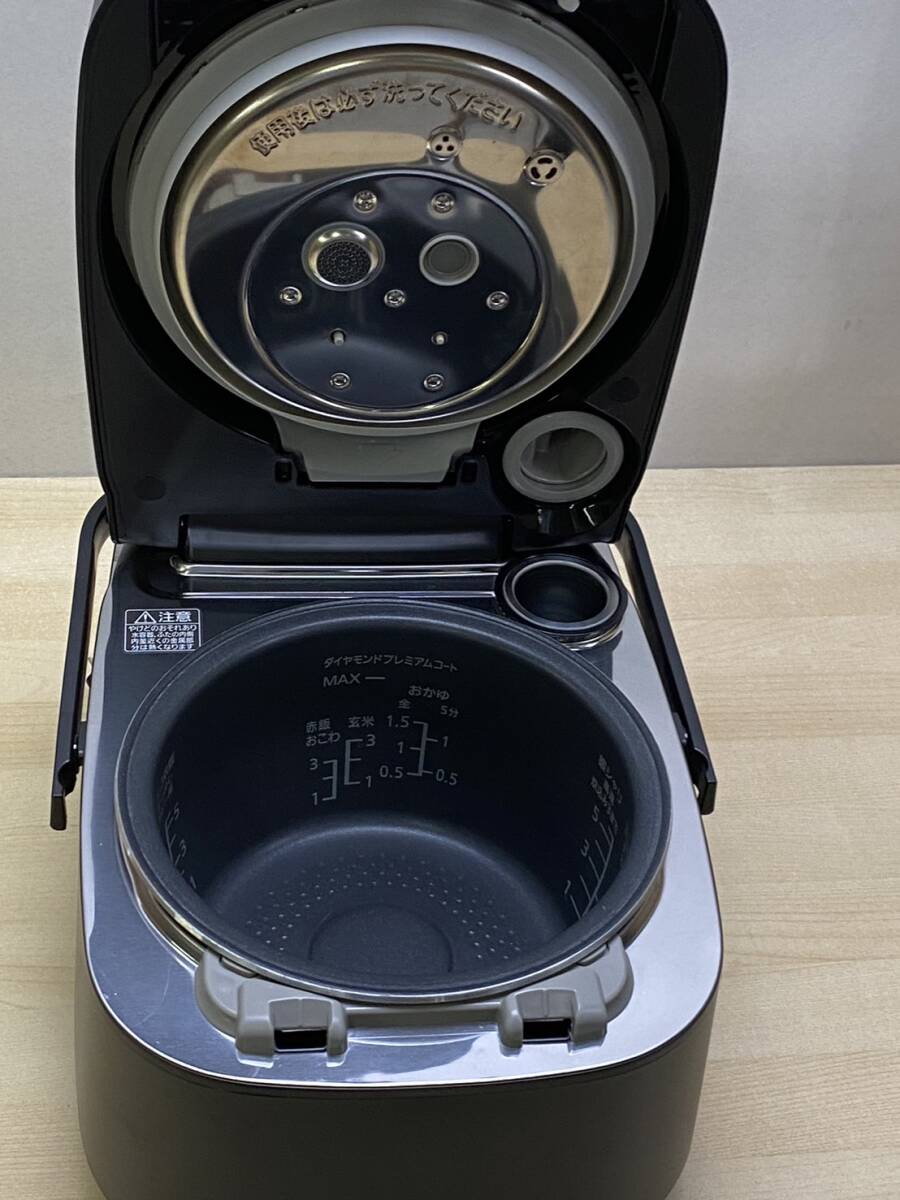 Panasonic 炊飯器 SR-VSX101 可変圧力IHジャー おどり炊き 2021年製の画像2