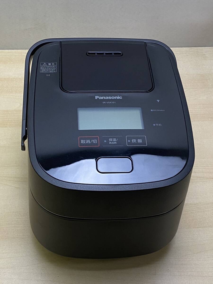 Panasonic 炊飯器 SR-VSX101 可変圧力IHジャー おどり炊き 2021年製の画像1