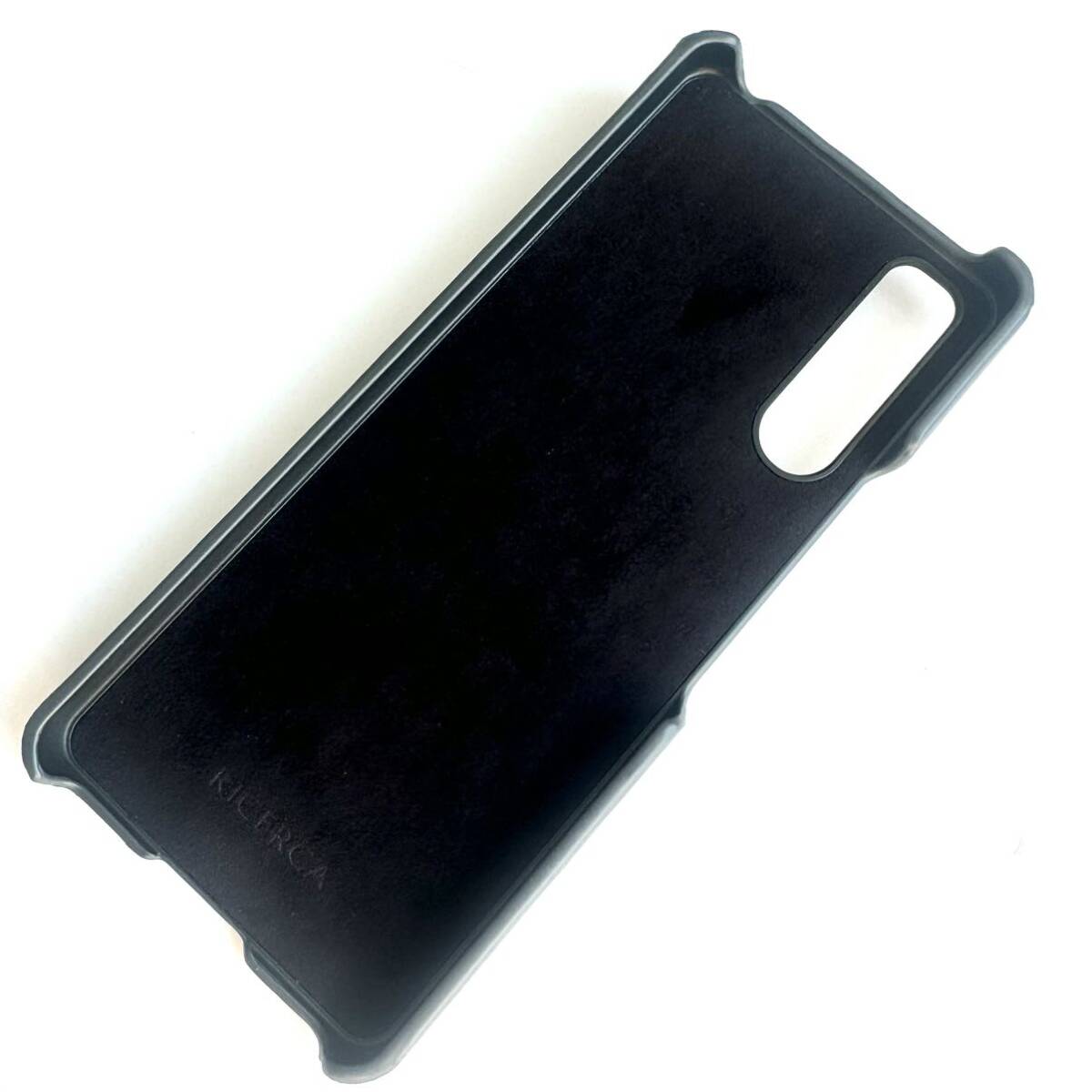 Xperia 10 V(SO-52D/SOG011)用オープンタイプレザーケース★カードポケット付★エレコム★ブラックの画像8