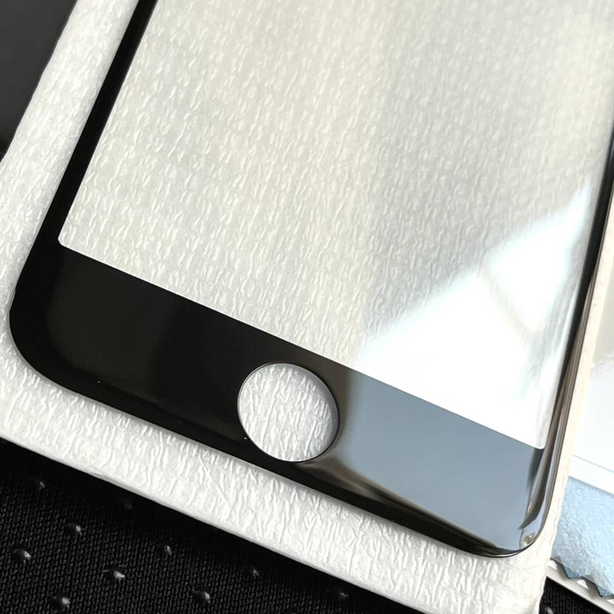 iPhone SE3/2/8/7用強化ガラス+ハードケース(背面パネル+側面バンパー)3種セット★ELECOM★マットクリアの画像3