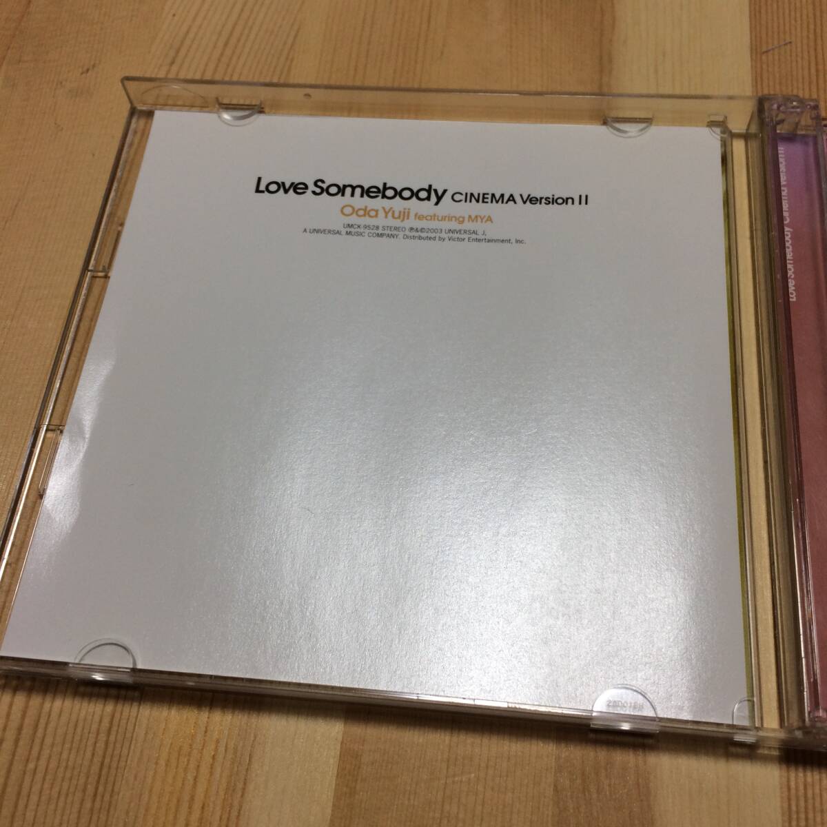 DVD付 織田裕二 CD Love Somebody 織田裕二 featuring MYA CINEMA Version II シネマ ヴァージョン ver.2 ラブ サムバディ バージョン_画像3