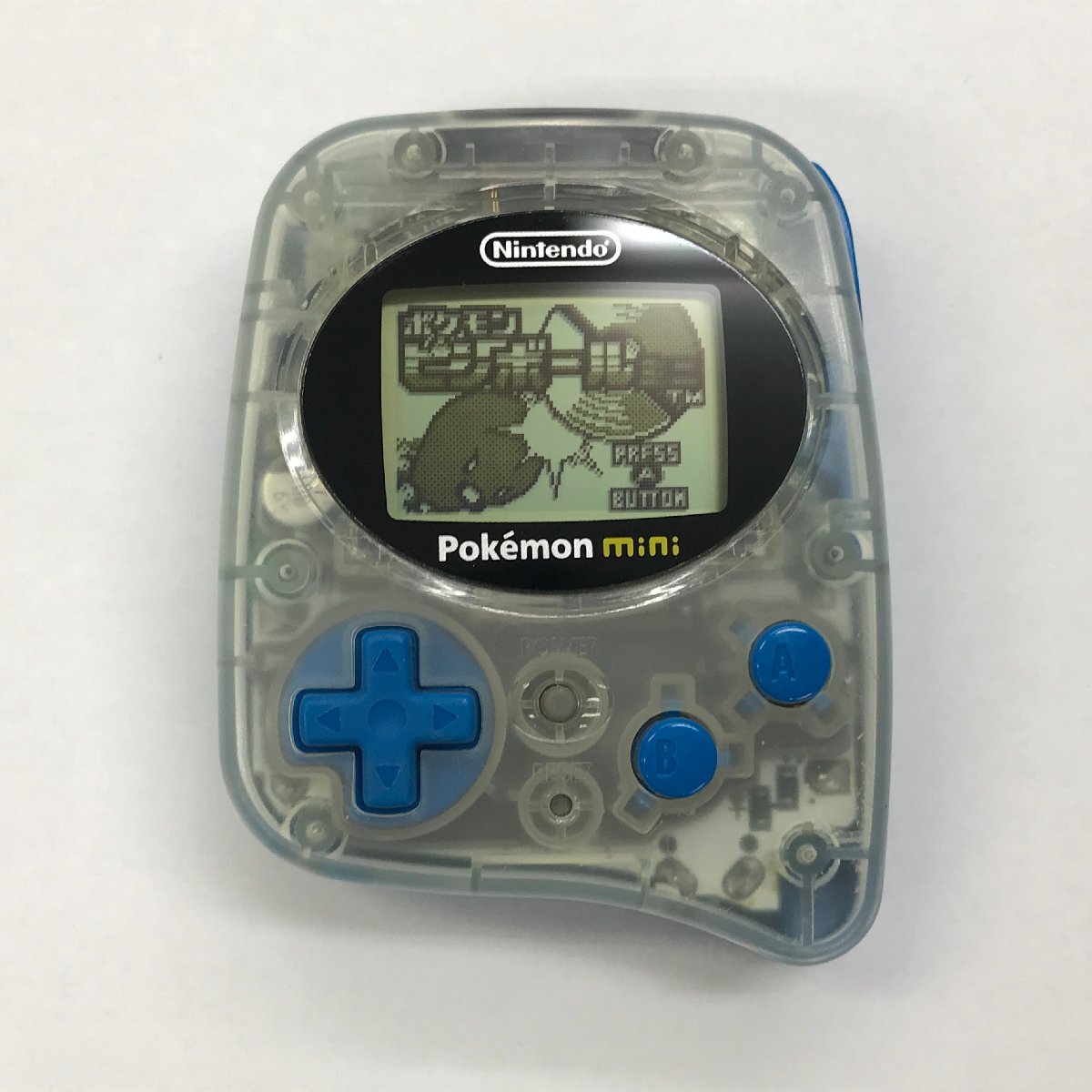 ジャンク Nintendo 任天堂 Pokemon Mini ポケモンミニ MIN-001 本体 ポケモンピンボールミニ セット 起動可 携帯ゲーム ゲーム/301の画像2