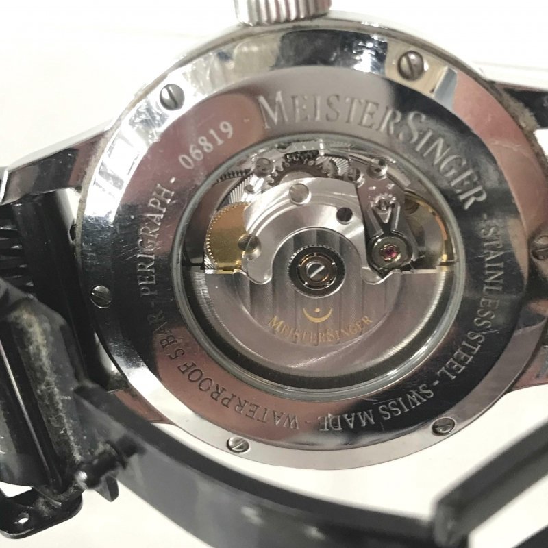 ＭＥＩＳＴＥＲＳＩＮＧＥＲ マイスタージンガー 自動巻き ドイツ ミュンスター シングルハンド 腕時計 機械式 時計/266_画像2