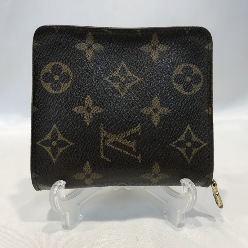 ＬＯＵＩＳ ＶＵＩＴＴＯＮ コンパクトジップ 二つ折り財布 ルイヴィトン Ｍ６１６６７ モノグラム ラウンドファスナー 鞄/252_画像2