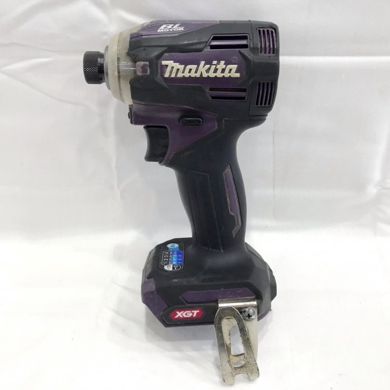 本体のみ ｍａｋｉｔａ マキタ ＴＤ００１Ｇ ４０Ｖ ｍａｘ コードレス 充電式 インパクトドライバ パープル 紫 中古品 電動工具/248