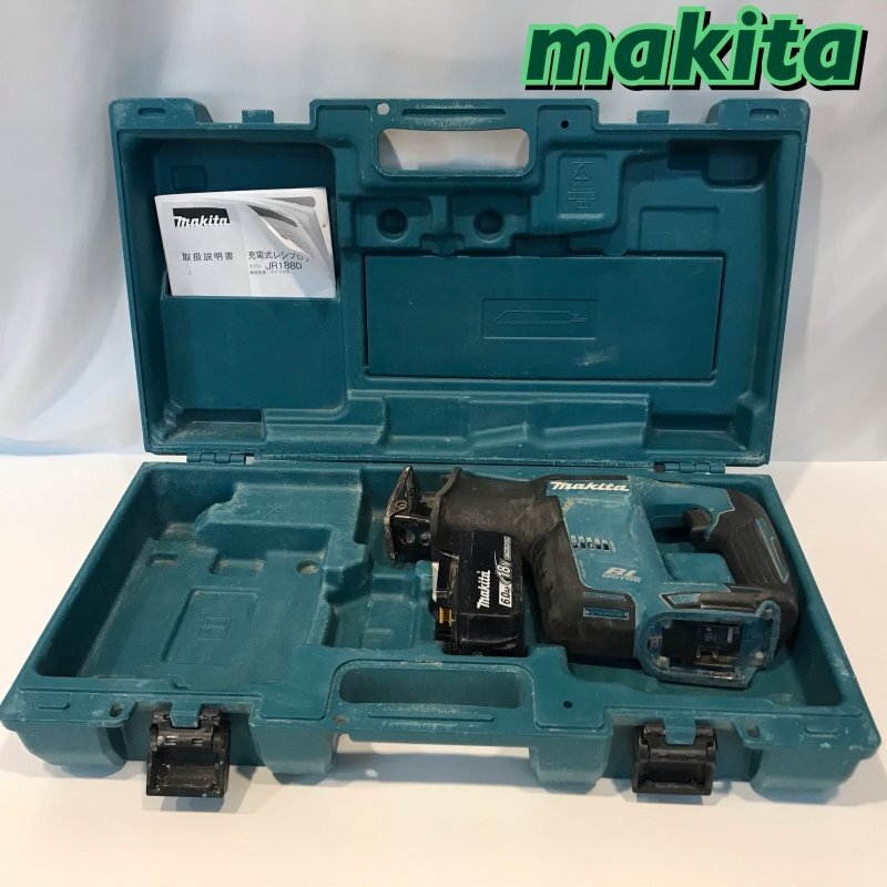 ｍａｋｉｔａ マキタ ＪＲ１８８Ｄ 充電式レシプロソー レシプロソー １８Ｖ ６．０Ａｈ バッテリー１本付属 電動工具/252