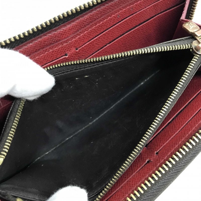 傷や汚れ有り ＬＯＵＩＳ ＶＵＩＴＴＯＮ ルイヴィトン ダミエ ポルトフォイユ・クレマンス Ｎ６０５３４ 鞄/233_画像5