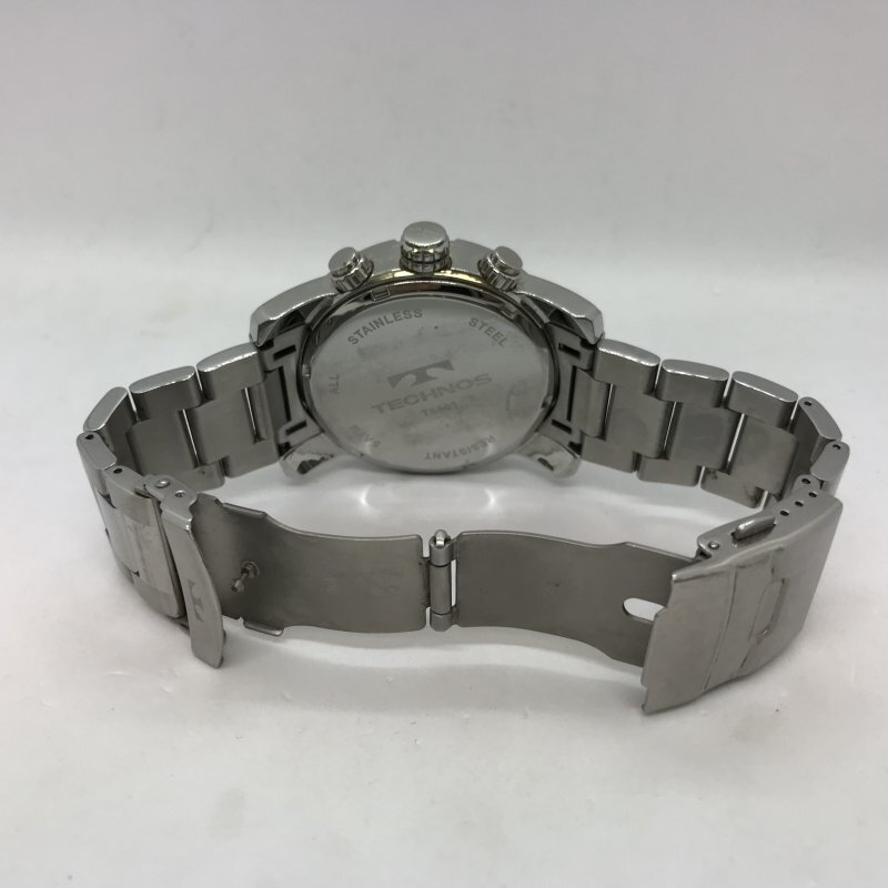 ＴＥＣＨＮＯＳ テクノス アナログ 腕時計 クロノグラフ クォーツ Ｔ８５３１ 紺文字盤 メンズ 時計/246の画像4