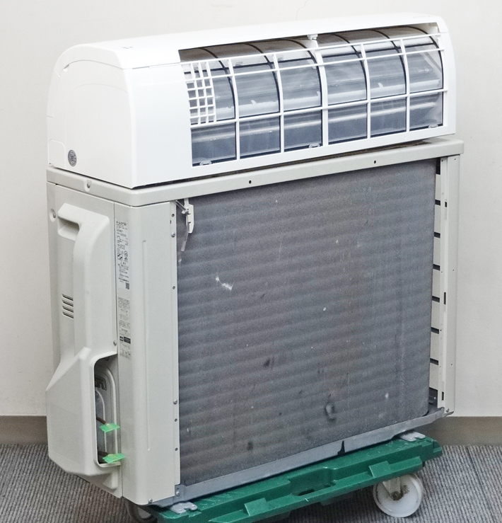 DAIKIN【AN56WEP-W】ダイキン ストリーマ空気清浄 内部クリーン クリアコート熱交換器 エアコン おもに18畳用 単相200V 2019年製 中古品_画像2