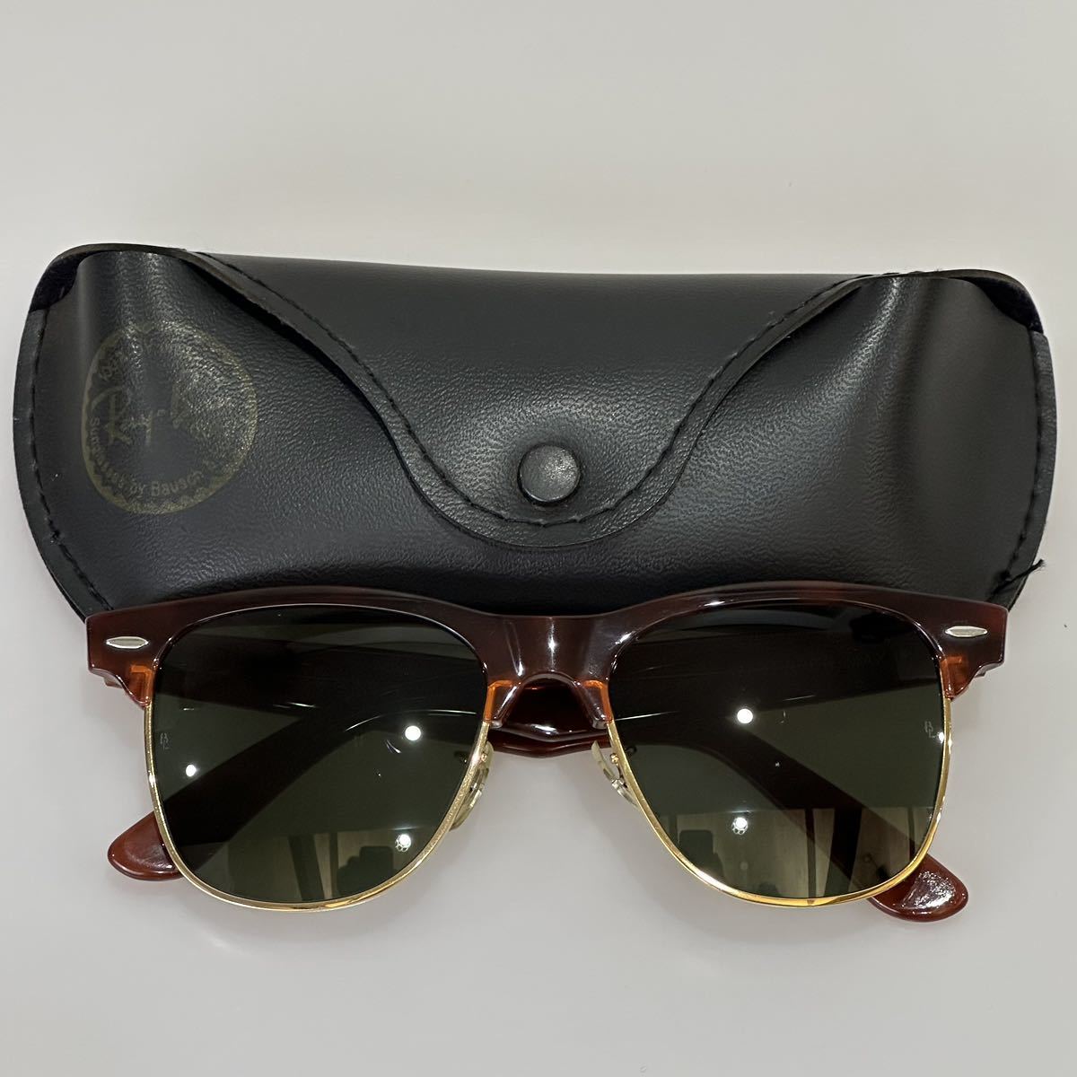 90\'s Vintage B&L Ray-Ban WAYFARER MAXmokto-tasG-15 RayBan Wayfarer USAboshu ром солнцезащитные очки снят с производства товар 