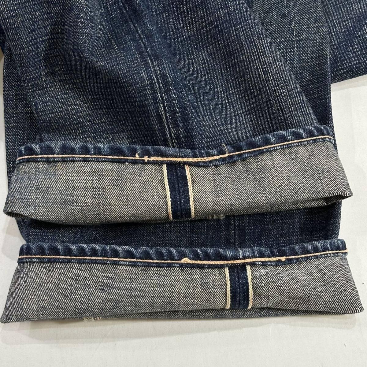 日本製 LVC Levi'sリーバイス 40s復刻 44501 S501XX 大戦モデル W36 L36 ユ ヒゲ ハチノス ビンテージ加工 赤耳 bigE ビンテージ 廃盤品の画像8