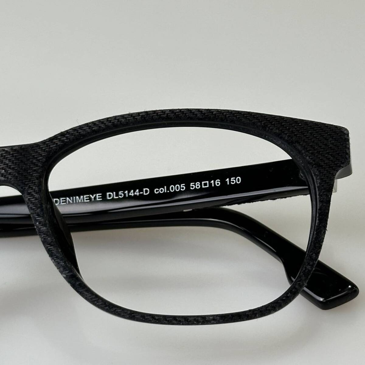  superior article! DIESEL diesel DL5144-D Denim black glasses frame glasses 