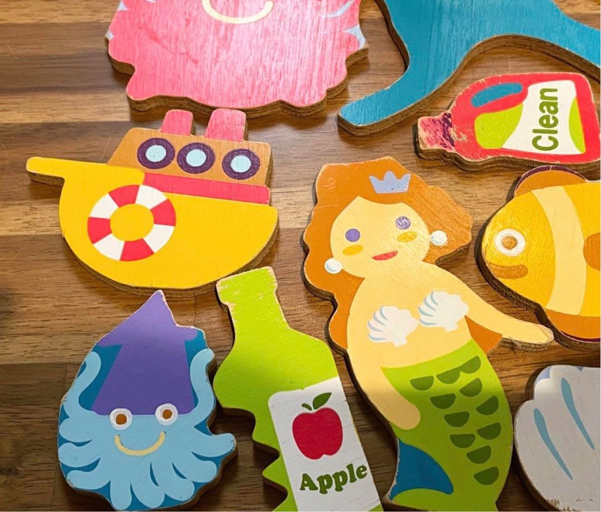 即購入OK 子供 木製 パズル 海の仲間たち おもちゃ 玩具