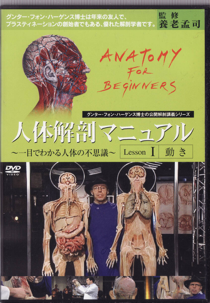 5251[DVD]人体解剖マニュアル～一目でわかる人体ほ不思議～★全４枚組・箱入り_画像2