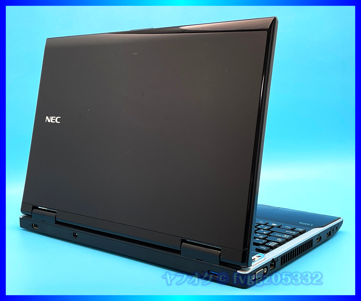 NEC クリスタルブラック【大容量メモリー16GB+高速新品SSD+HDD1000GB】Windows 11 Core i7 3630QM Bluetooth Office2021 Webカメラ LL750/L_画像6