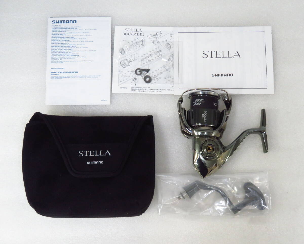 送料込み シマノ 22ステラ スピニングリール 3000MHG 043931 未使用品 / SHIMANO STELLA_画像2