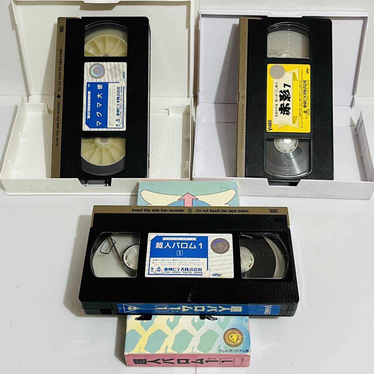 【ジャンク品】【昭和当時物】レンタル落ちVHSビデオテープ 5巻まとめの画像9