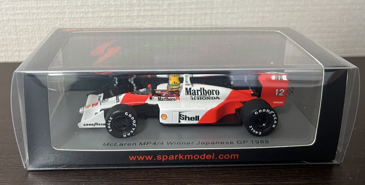 スパーク 1/43 マクラーレン MP4/4 日本GP 1988 Winner A.セナ デカール加工品_画像5