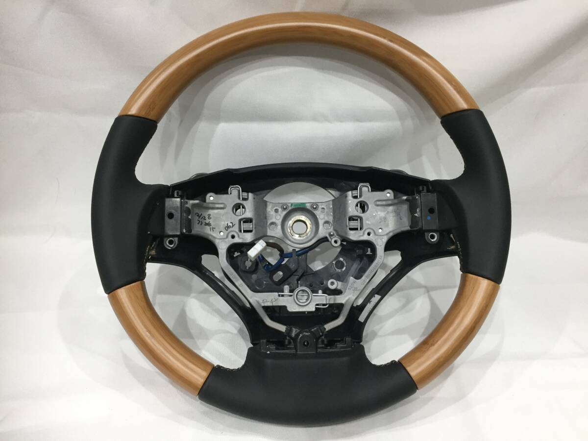 * Lexus GS450h GWL10 VERSION L original wood combination steering wheel paddle attaching new car removing 