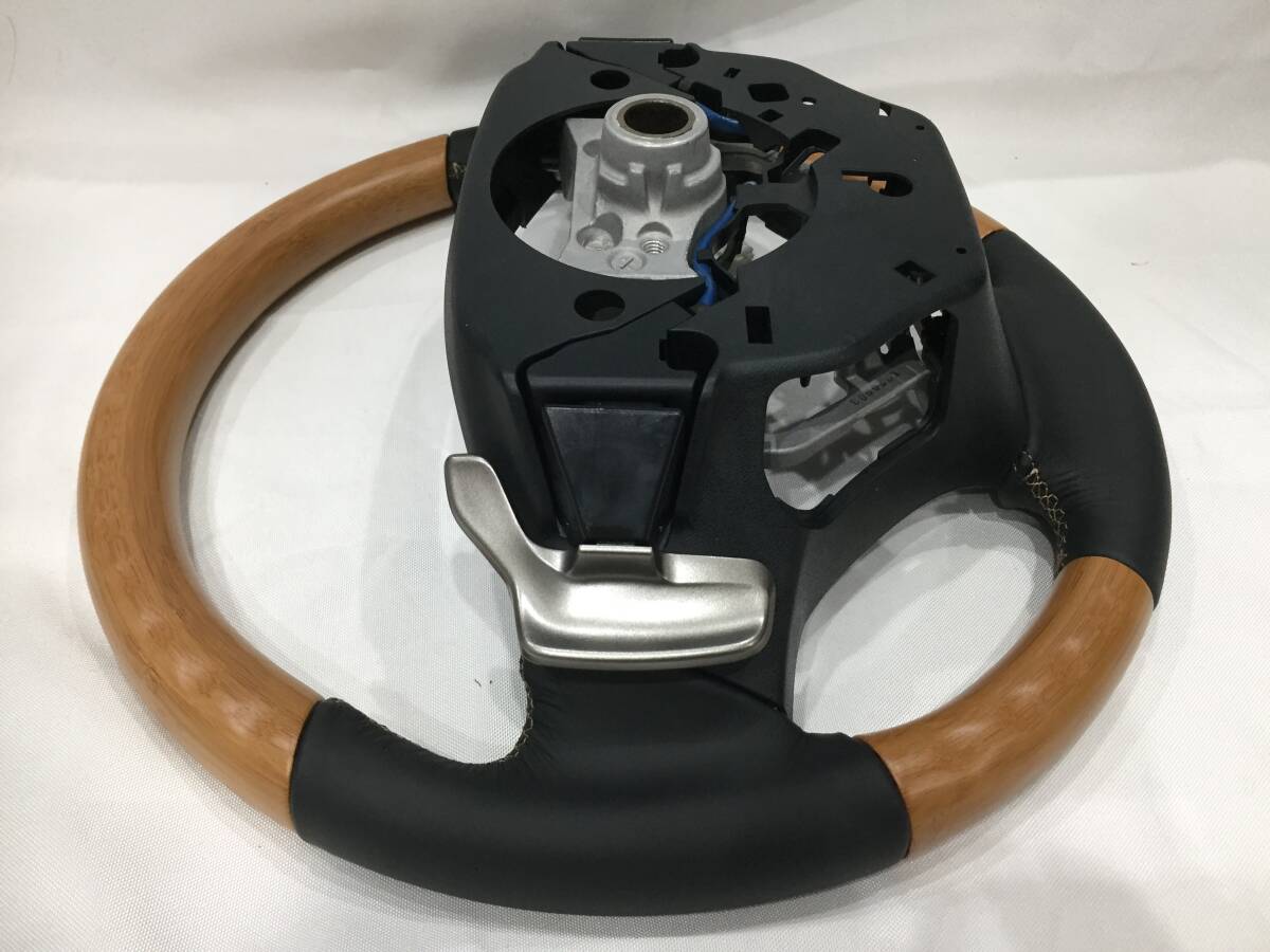 * Lexus GS450h GWL10 VERSION L original wood combination steering wheel paddle attaching new car removing 