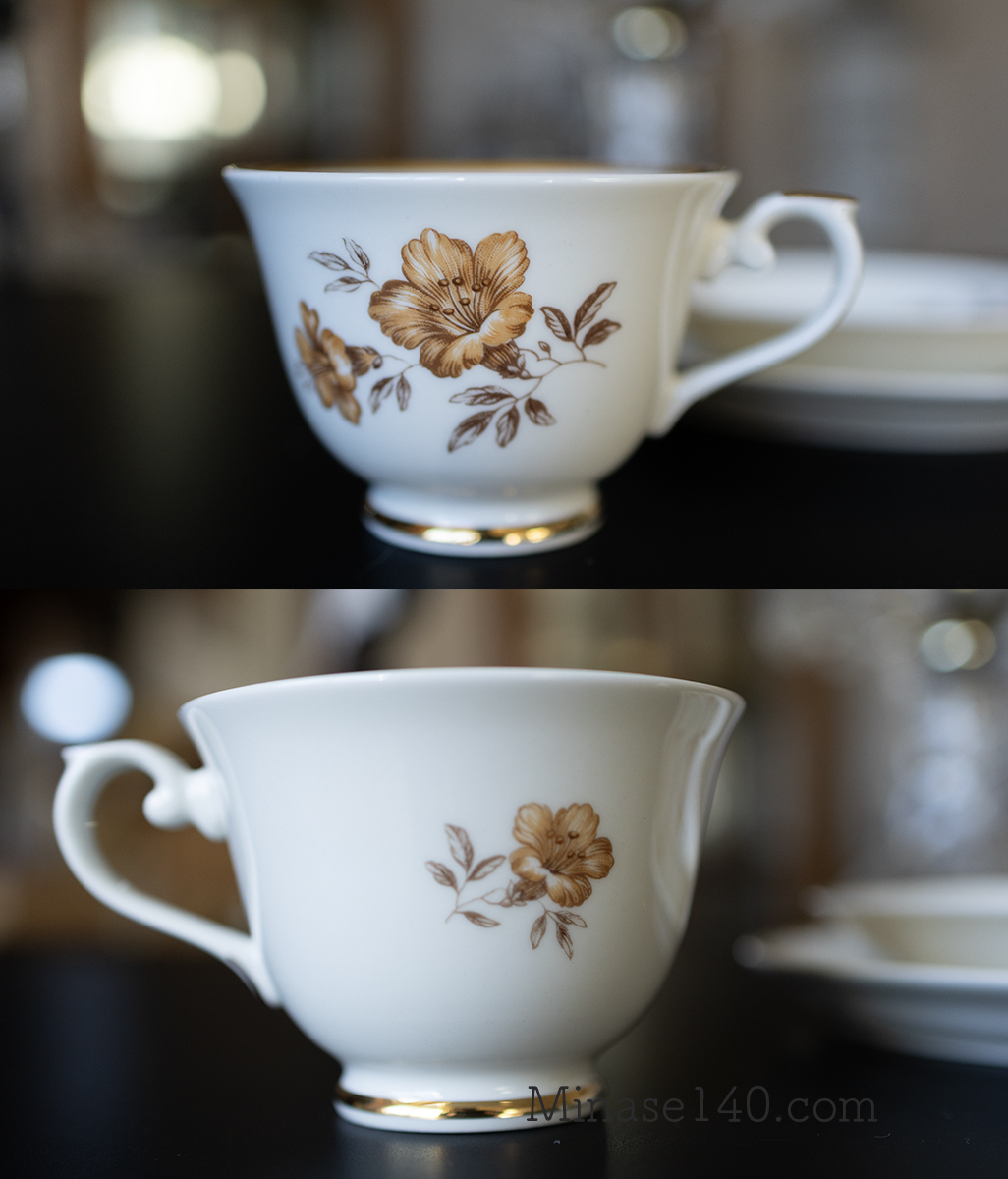 アラビア カップ＆ソーサー & ケーキ皿 3点セット Arabia フィンランド カップ ソーサー 紅茶 コーヒー アンティーク ビンテージの画像6