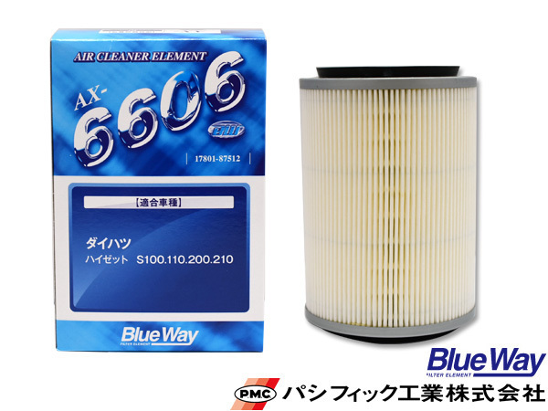 ハイゼット S200C S200P S210C S210P エアエレメント エアー フィルター クリーナー パシフィック工業 BlueWay_画像1