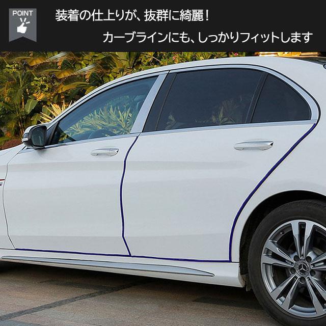 ドアモール 車 ドアプロテクター ドアガード ドアエッジ 傷防止 保護 後付 車用モール　簡単装着【グレー】_画像3