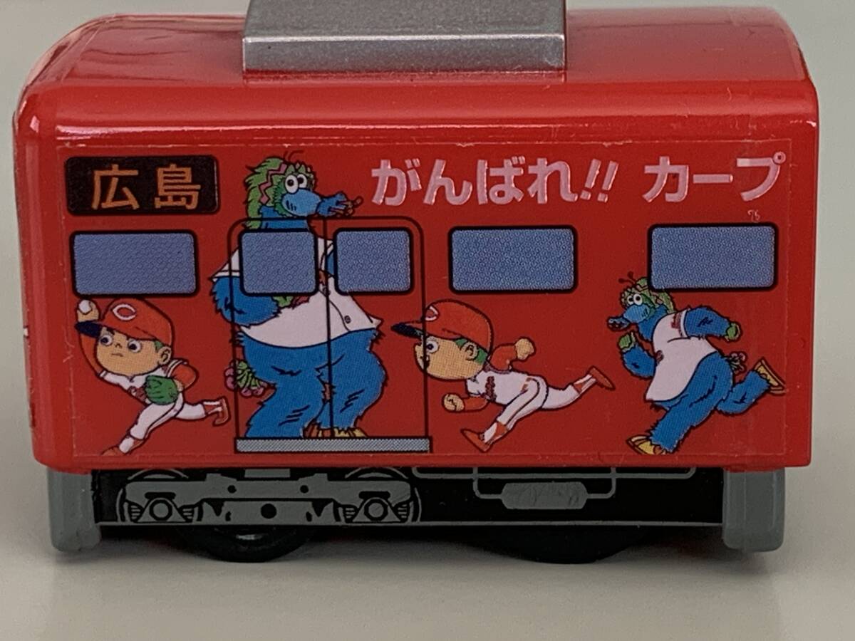 ◆広島東洋カープ ②【Carp 広島電鉄 カープ電車 GREEN MOVER チョロQ】箱なし◆_画像6