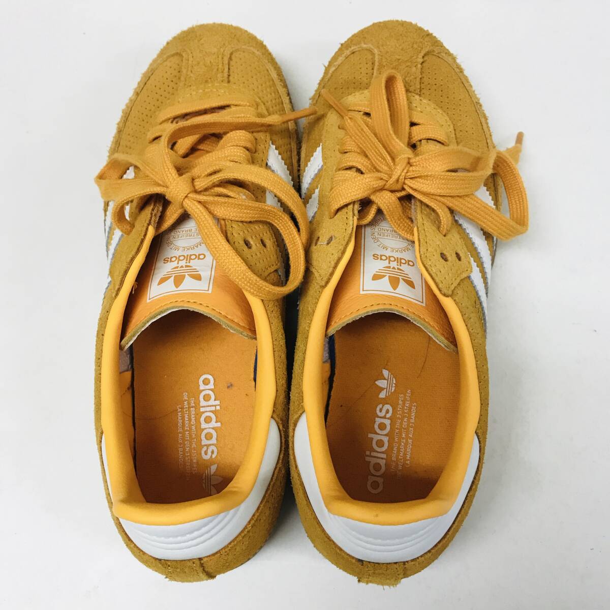 ☆【靴】adidas アディダス スニーカー23.0cm オレンジ系 中古品☆T03-047S_画像6