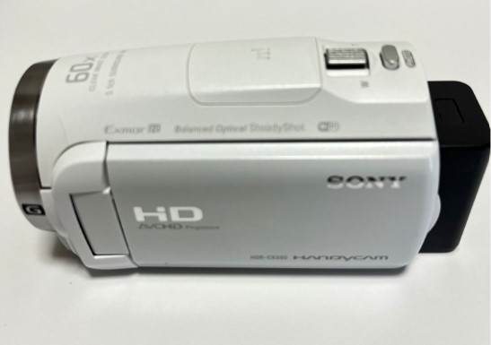 ★実用品★ ソニー SONY ハンディカム HDR-CX680 ホワイト★動作確認済★_画像6