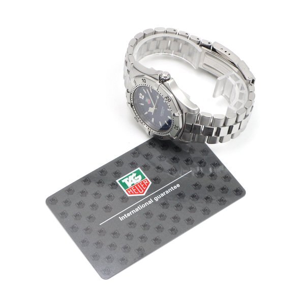 1 jpy ~ 3 months with guarantee polished beautiful goods genuine article popular TAGHEUER TAG Heuer 2000 WK1113 navy men's clock 