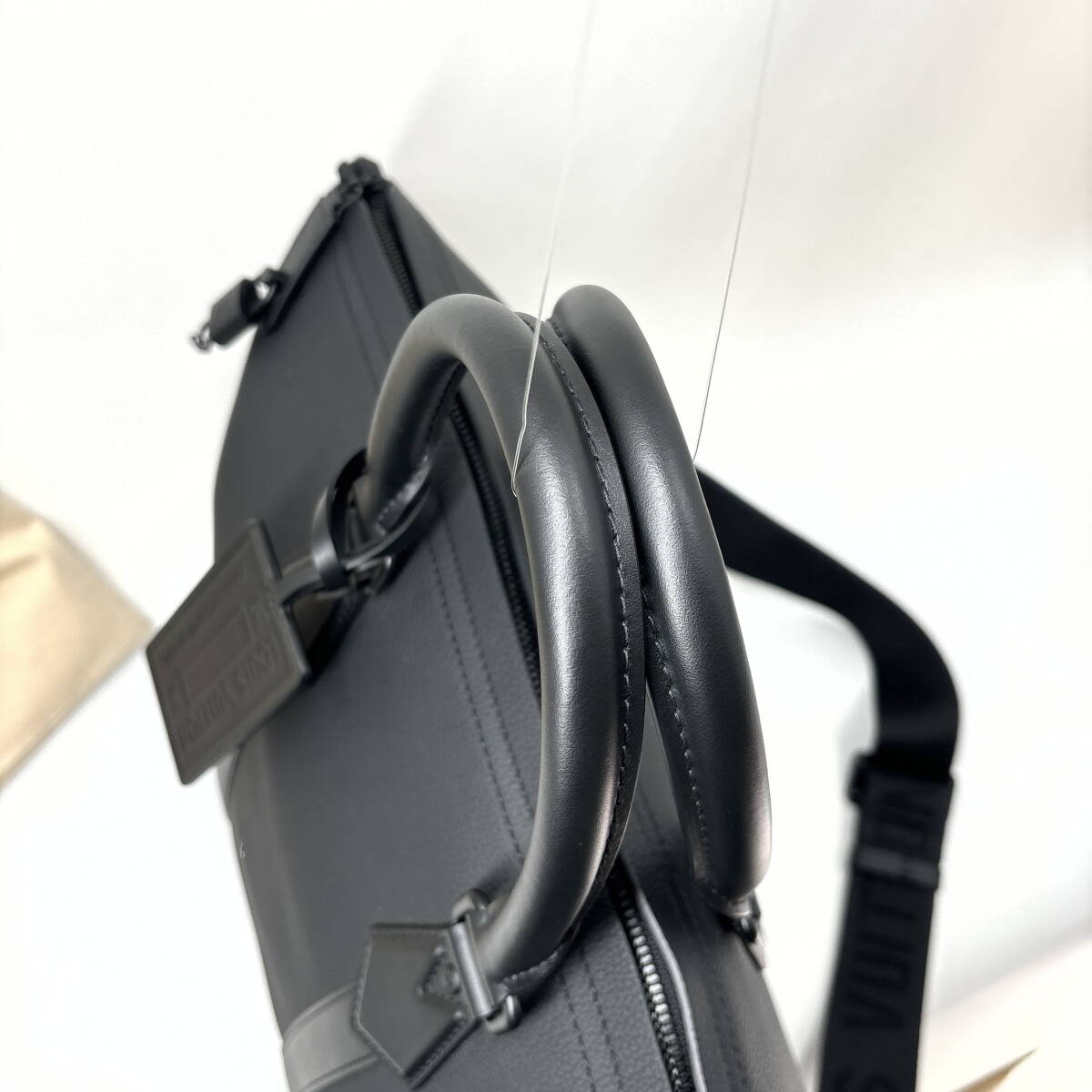 1円【新品未使用/FRID】ルイヴィトン LOUIS VUITTON アエログラム ロックイット／2WAYショルダー付き トートバッグ M59158 RFID 未使用_画像6