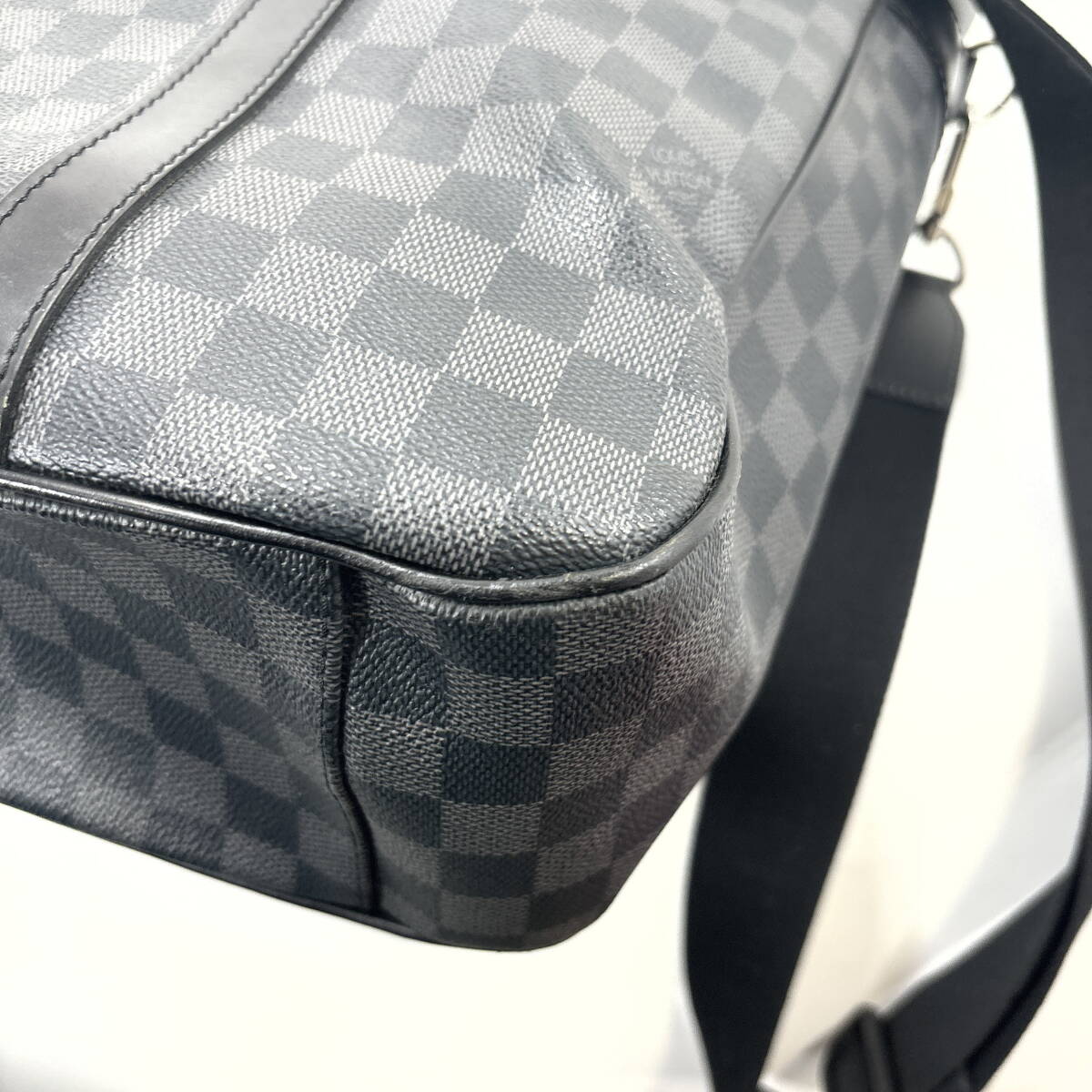 1円 ☆超極美品☆ LOUIS VUITTON ルイヴィトン ダミエグラフィット タダオ トートバッグ ビジネスバッグ ブリーフケース ショルダーバッグ_画像8