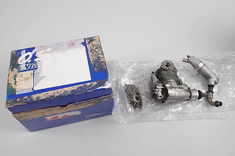 偉大な 小川精機 RC用パーツ / マフラー付き エンジン FSα-72 O.S.ENGINE パーツ