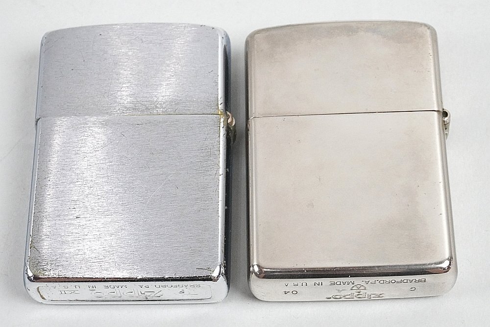 ★ ZIPPO ジッポー UNITED STATES OF AMERICA SINCE 1932 など ライター2点セット ※ジャンクの画像3