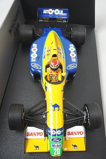 ミニチャンプス PMA 1/18 ベネトン フォード BENETTON FORD B191 N.ピケ 1991 #20 100910020_画像2