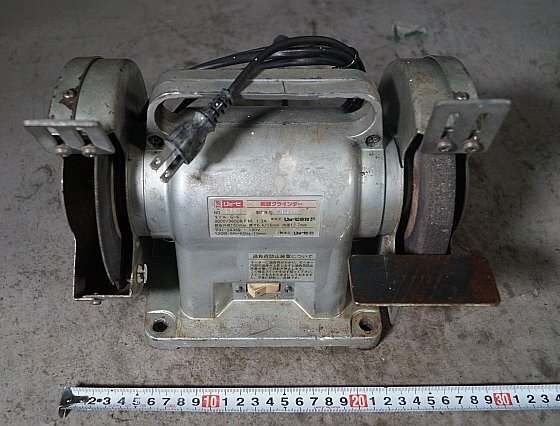 * RYOBI Ryobi both head glider 100V grinder * junk G-6