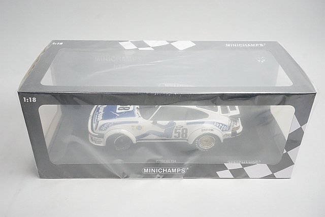 新品 ミニチャンプス PMA 1/18 ポルシェ 934 PORSCHE KREMER RACING ルマン LM 24h 1977 グループ4 優勝 #58 155776458_画像2