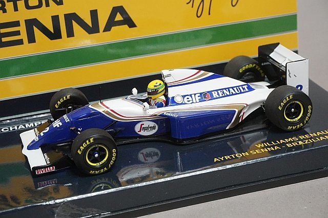 ミニチャンプス PMA 1/43 ウィリアムズ ルノー FW16 A.セナ ブラジルGP 1994 #2 547940102_画像1