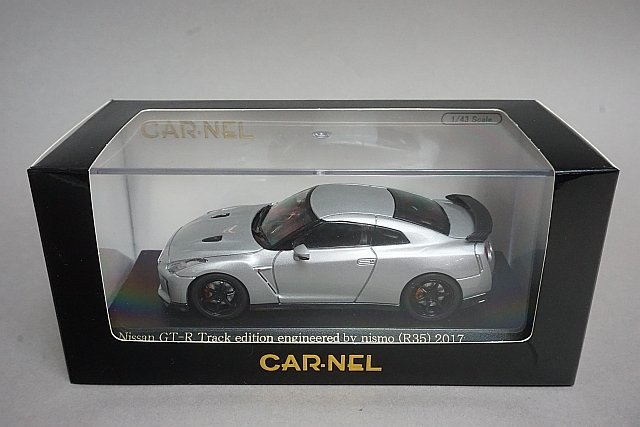 CAR-NEL カーネル 1/43 NISSAN 日産 GT-R トラック エディション ニスモエンジニア (R35) 2017 アルティメットメタルシルバー CN431703_画像4